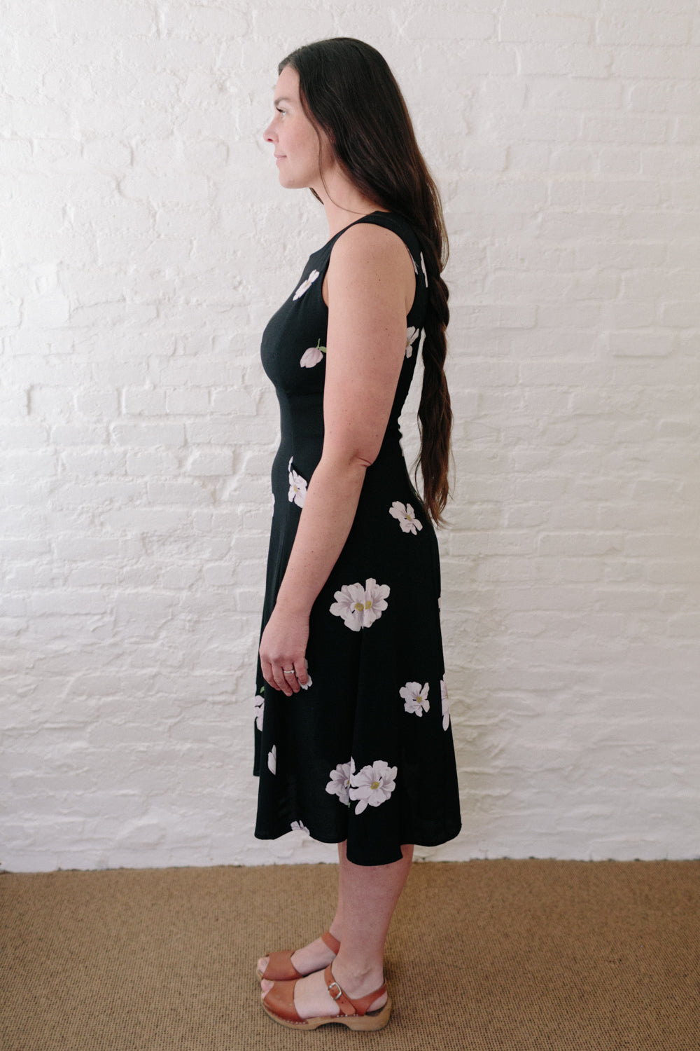 Lori Dress in Black Magnolia