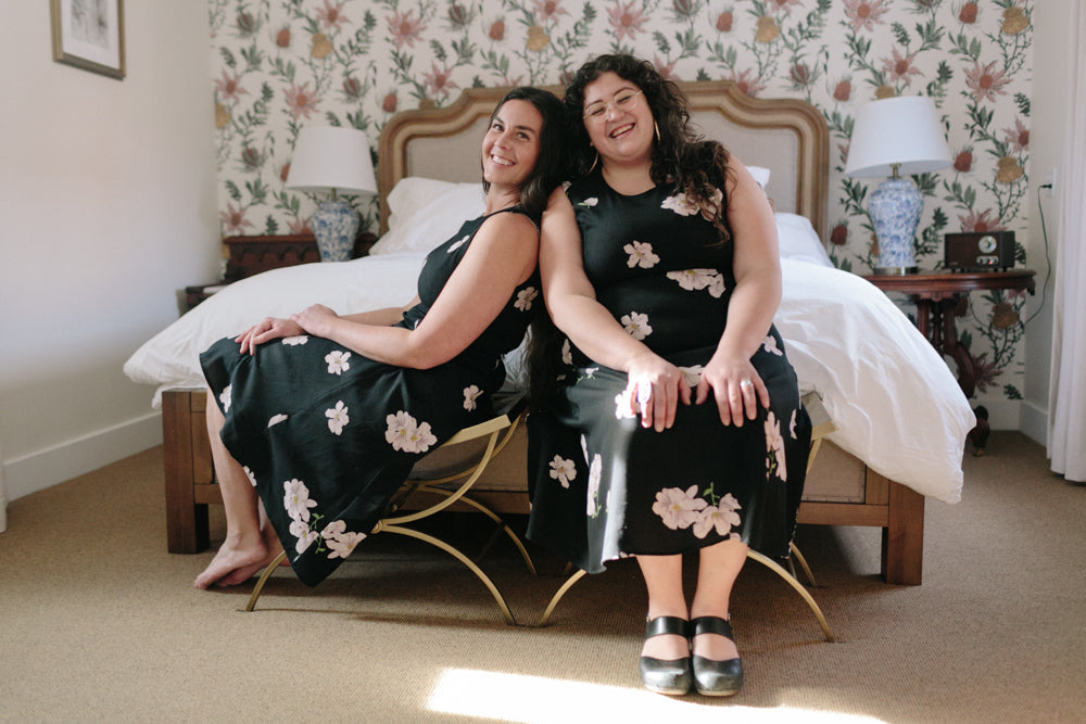 Lori Dress in Black Magnolia