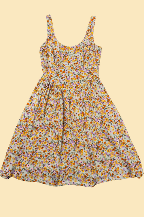 Agnes dress in Calico Bloom Challis