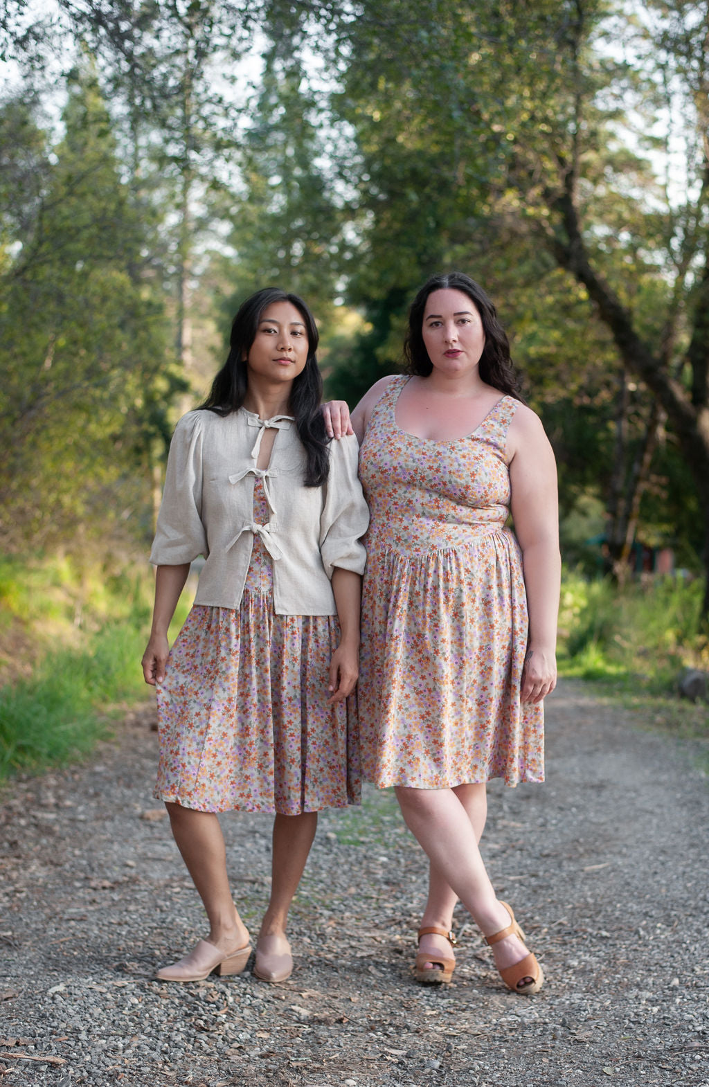 Agnes dress in Calico Bloom Challis