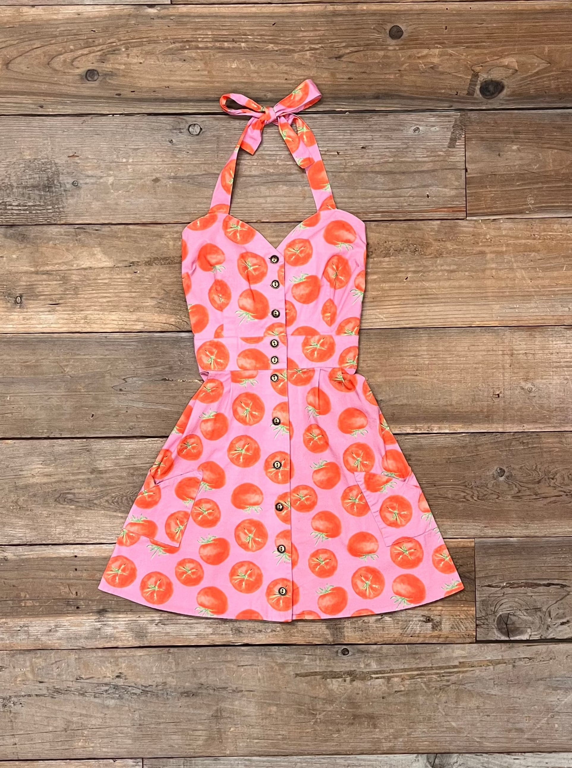 Bedding Dress in Tomato