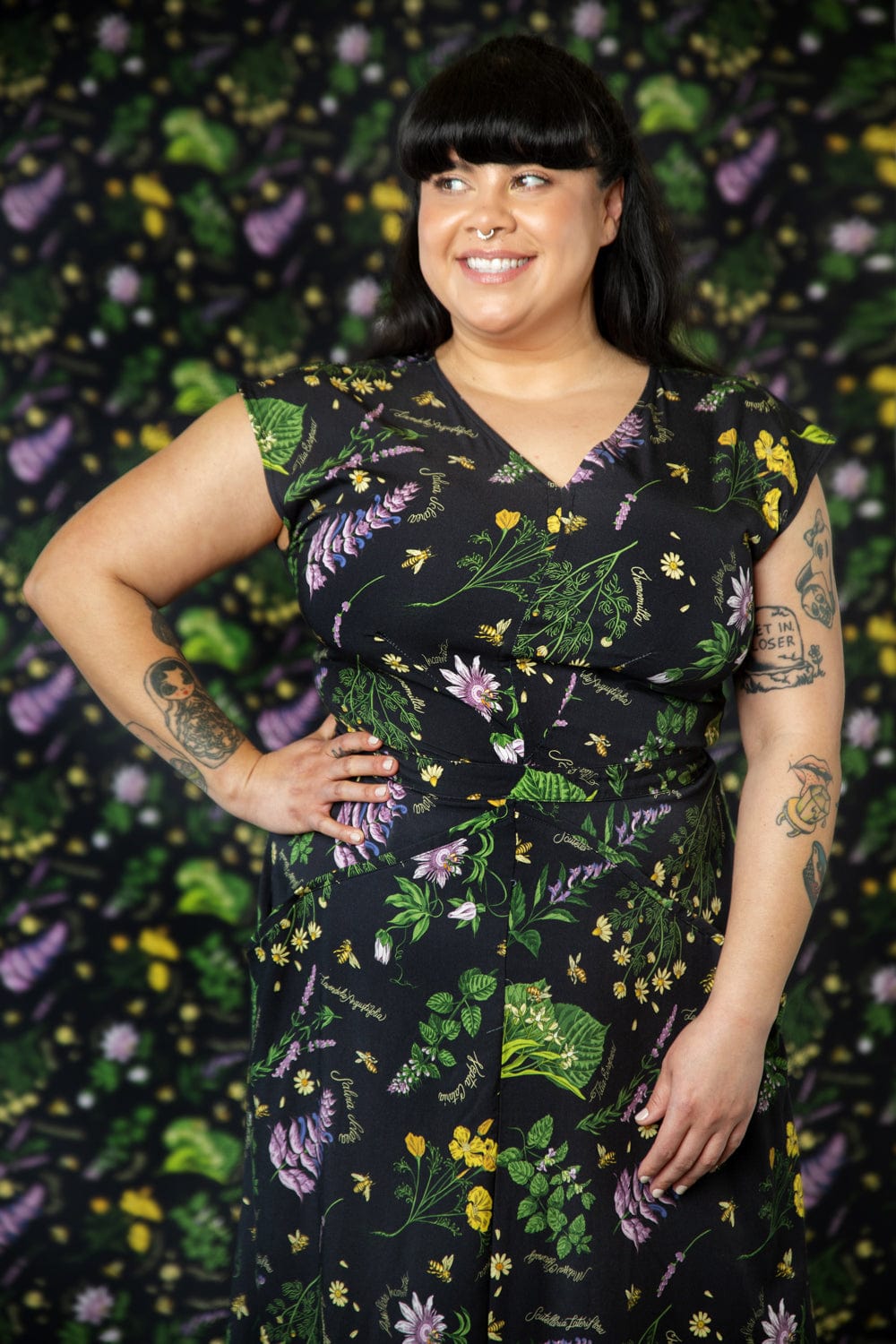 Xena Dress in Ecovero Nervine