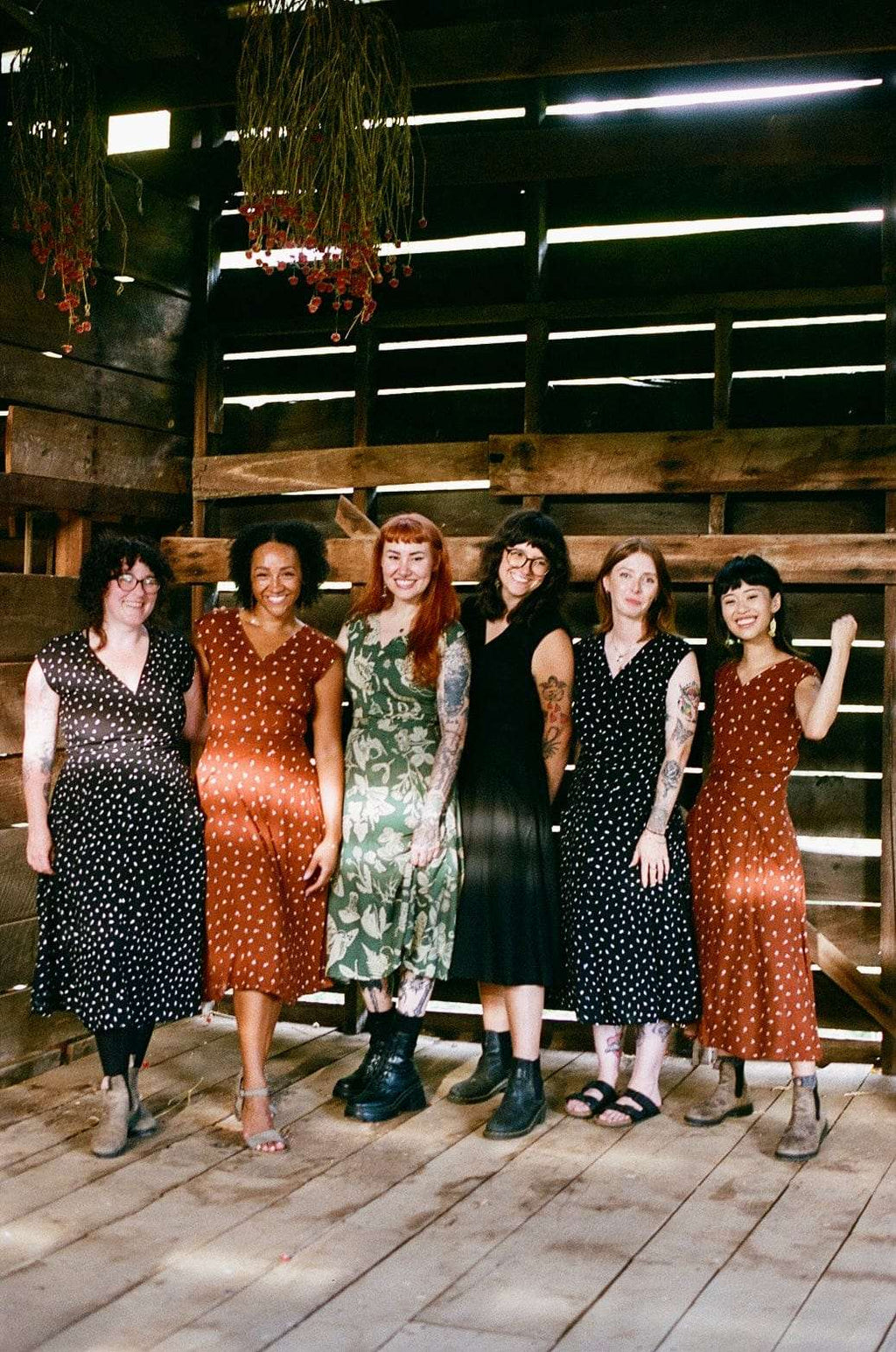 Xena Dress in Emerald Woodland Wonder