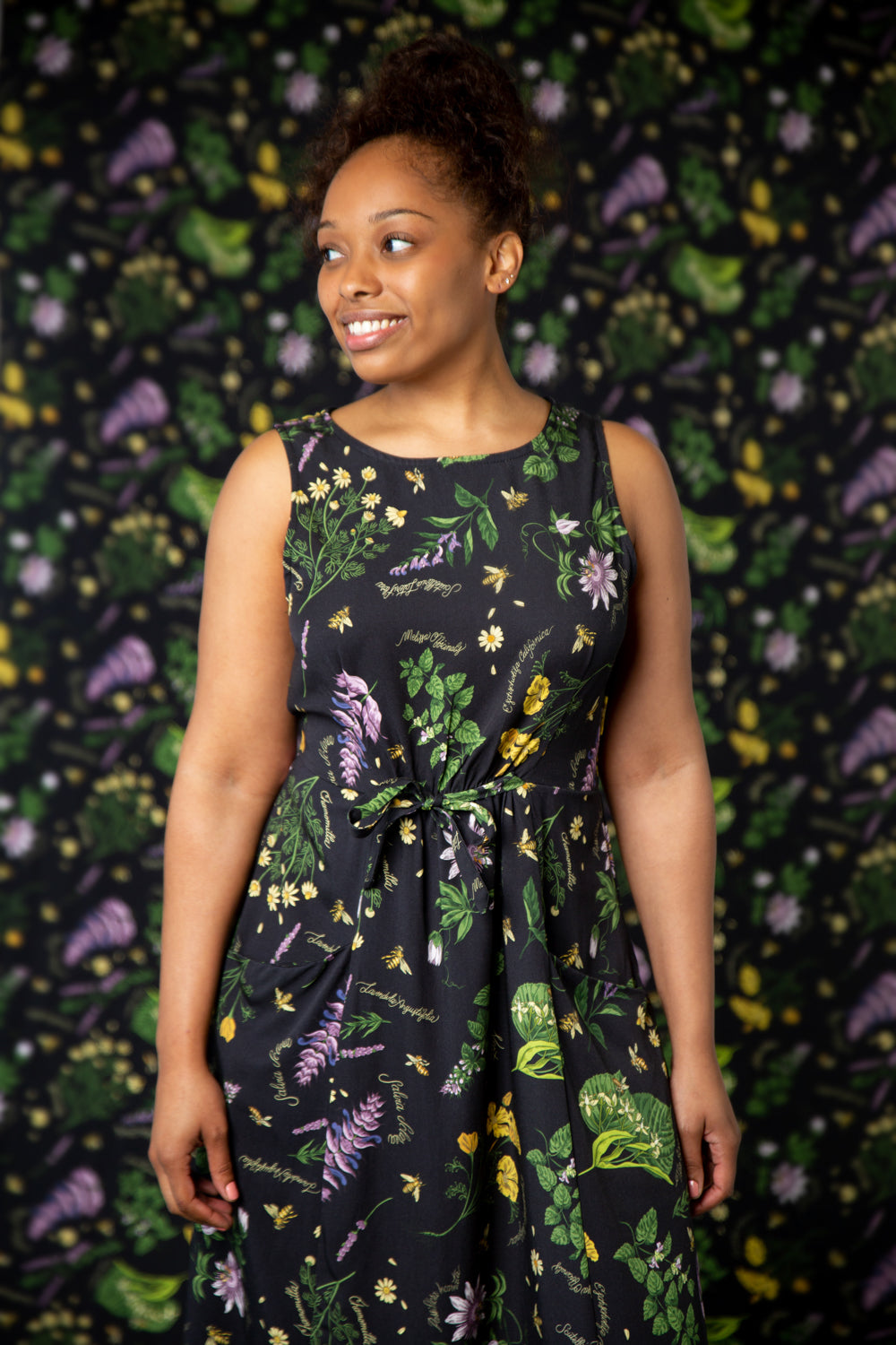 Rhiannon Dress in Nervine Ecovero